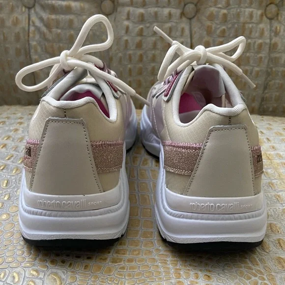 NWOT*Roberto Cavalli Sport Colorblock Chunky Sneakers, Size 8.5
